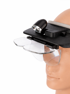 Лупа налобная увеличительная с подсветкой Орбита OT-INL10